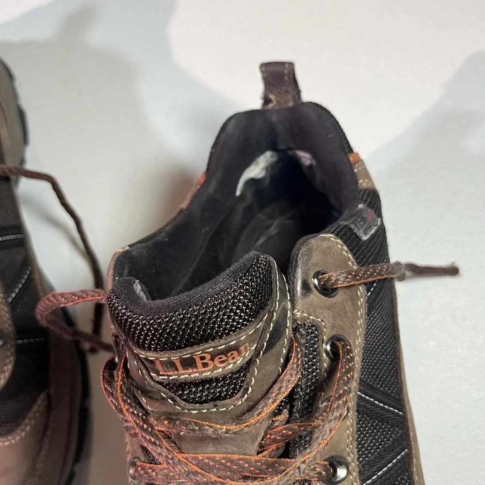 LL Bean Men's Tek 2.5 Waterproof Winter Hiking Boots 200g Primaloft Mid Size 9.5